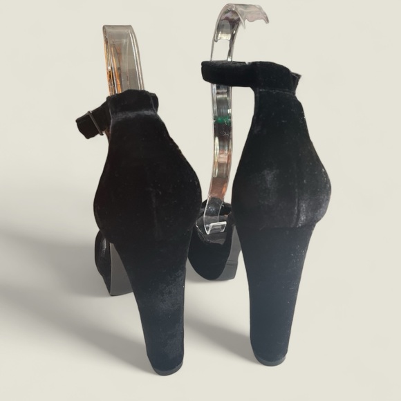 JOIE  Velvet Platform Heels - Picture 8 of 8